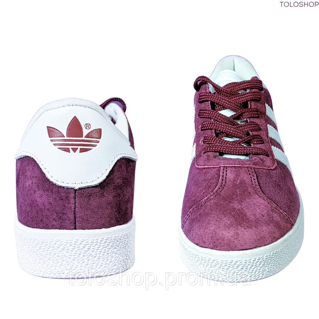 Купить Кеды женские замшевые Adidas Gazelle фиолетовые р.40 (25см ...