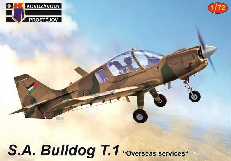 Пластикова модель 1/72 Kovozavody Prostejov 0301 Британський літак S.A. Bulldog T.1 „Overseas services“