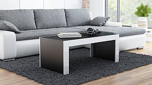 Журнальний стіл TESS чорний/білий 120х60 (Cama)