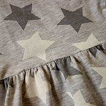 Плаття для дівчинки сіре зірки Five Stars 10612-116р, фото 3