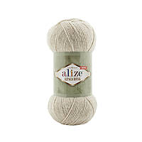 Alize ALPACA ROYAL NEW (Альпака Роял) № 152 бежевий меланж (Пряжа альпака, нитки для в'язання)