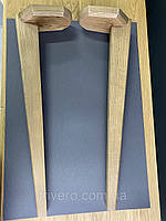 Мебельные ножки и опоры деревянные для стола с гранями H.630 / Высокие - 11