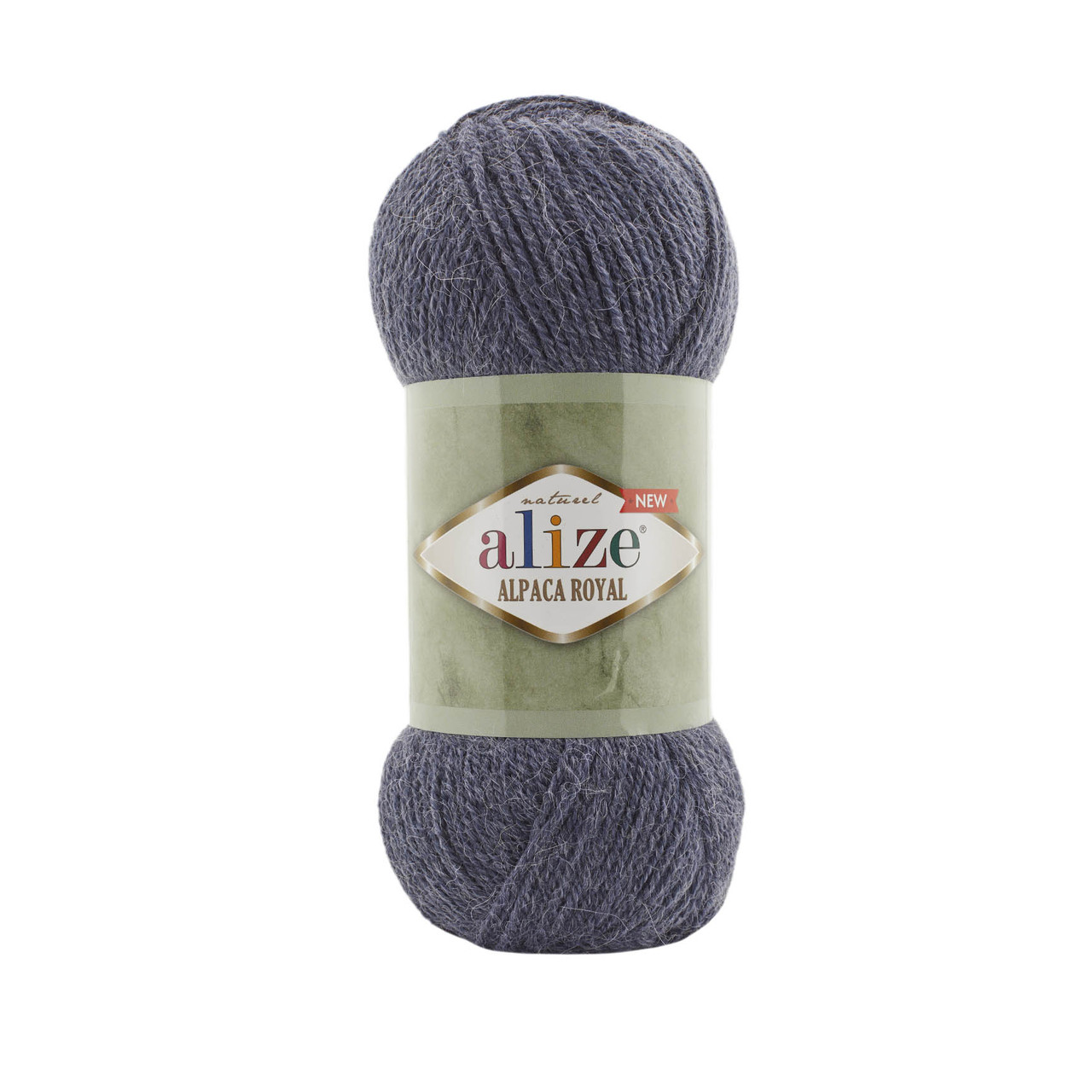 Alize ALPACA ROYAL NEW (Альпака Роял) № 203 джинс меланж (Пряжа альпака, нитки для в'язання), фото 1