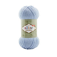 Alize ALPACA ROYAL NEW (Альпака Роял) № 356 блакитний місяць (Пряжа альпака, нитки для в'язання)