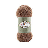 Alize ALPACA ROYAL NEW (Альпака Роял) № 558 карамельно-коричневий (Пряжа альпака, нитки для в'язання)