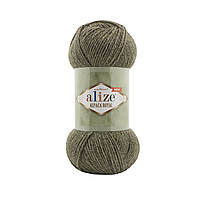 Alize ALPACA ROYAL NEW (Альпака Роял) № 577 зелений меланж (Пряжа альпака, нитки для в'язання)