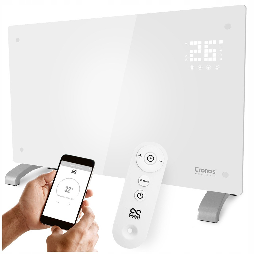 Конвекторний обігрівач Cronos Heaters 2000 W White