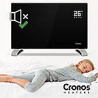Конвекторний обігрівач 2в1 Cronos Heaters 2000W Wi-Fi Black, настінний і підлоговий, з терморегулятором, фото 7