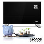 Конвекторний обігрівач 2в1 Cronos Heaters 2000W Wi-Fi Black, настінний і підлоговий, з терморегулятором, фото 10