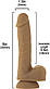 Фалоімітатор ADDICTION - ANDREW - 8" Bendable Silicone Dong - Caramel + віброкуля в подарунок, 20,3х3,9 см., фото 6