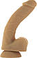Фалоімітатор ADDICTION - ANDREW - 8" Bendable Silicone Dong - Caramel + віброкуля в подарунок, 20,3х3,9 см., фото 4