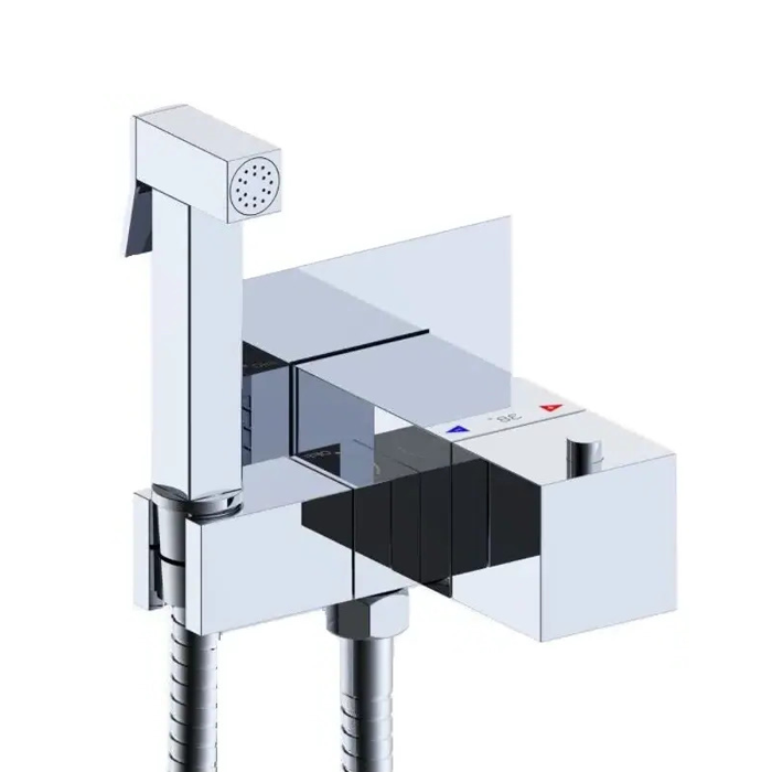 Гігієнічний душ GAPPO G7207-40 з термостатом, хром, фото 1