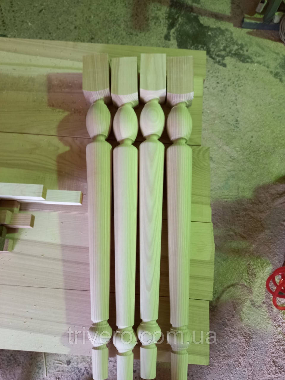 Меблеві ніжки і опори дерев'яні для барної стійки H.750 D.90 / Високі - 20.1, фото 1