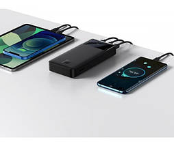 Power Bank Baseus Bipow Digital Display 20000mAh 15W 3A 2USB+Type-C, фото 3