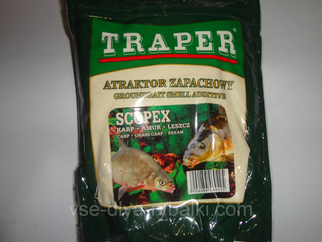 Атрактанти сухий Traper 250гр Scopex(скопекс - запах риби і фруктів)