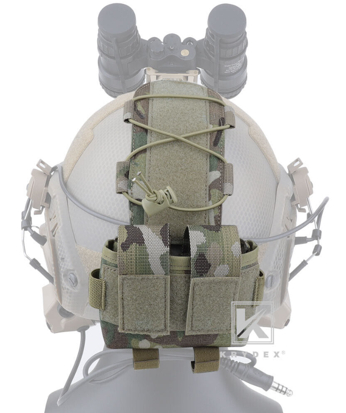 Тактичний чохол KRYDEX MK2 Helmet для акумулятора бойового шолома, HW-K29387-MC