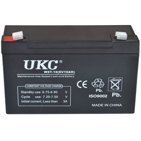 Аккумулятор UKC Battery WST-10 6V 10A UKC