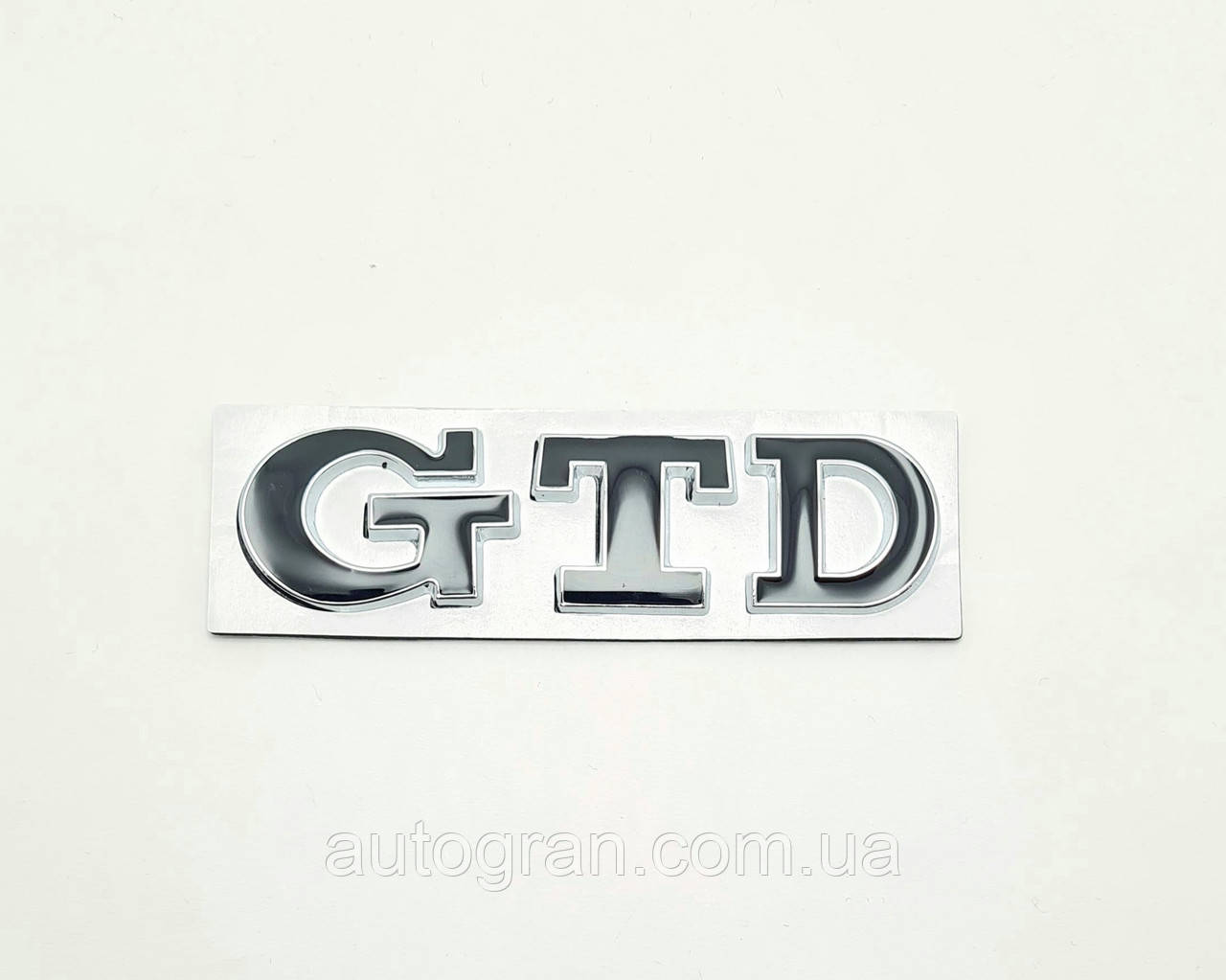 Емблема кузова VW Volkswagen GTD чорна