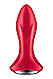Анальна смарт-вібропробка із перлинним масажем Satisfyer Rotator Plug 1+ Red, фото 4
