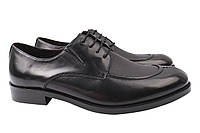Туфли мужские из натуральной кожи, на низком ходу, на шнуровке, черные, Lido Marinozi, 40