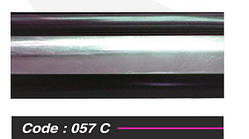 Молдинг чорний +1 хром. вуса 25х3м - 25м - "Sahler" - 057 C