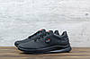 Чорні шкіряні чоловічі кросівки розміри 41 42 43, фото 2