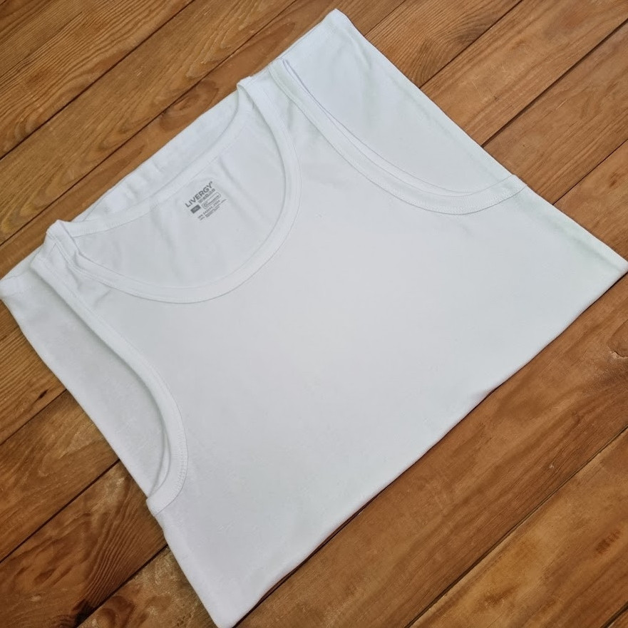 Чоловіча майка, розмір 4XL, колір білий