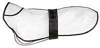 Попона-дождевик Tarbes, XS, 30 см: 32-52 см, прозрачн., с черной окантовкой