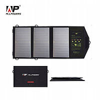 Солнечная панель, оригинальное зарядное устройство Allpowers 21 W ( AP-SP5V21W) для телефона 2 USB порта