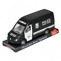 Детская игрушка «Полицейский фургон Tigres Mercedes-Benz Sprinter, черно-белый». Производитель - Tigres