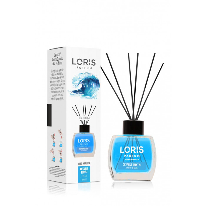 Аромадифузор Loris parfum Океаничний бриз (Reed Diffuser "Oceanic Breeze") 120 мл - Свіжий, фото 1