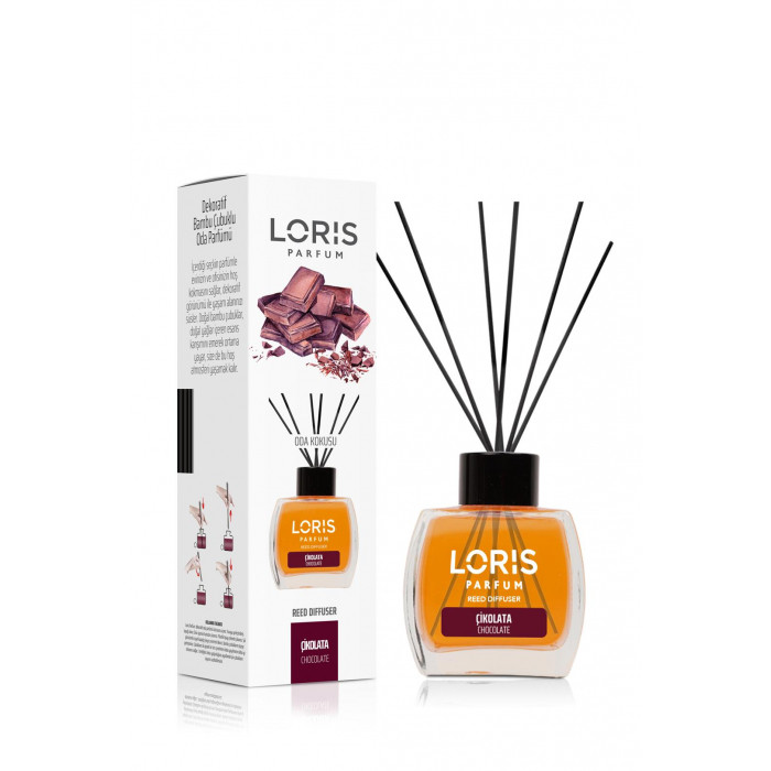 Аромадифузор Loris parfum Шоколад (Reed Diffuser "Chocolate") 120 мл - Гурманський