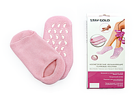 Увлажняющие гелевые носки SPA Gel Socks Спа гелевые носочки для педикюра c маслом жожоба