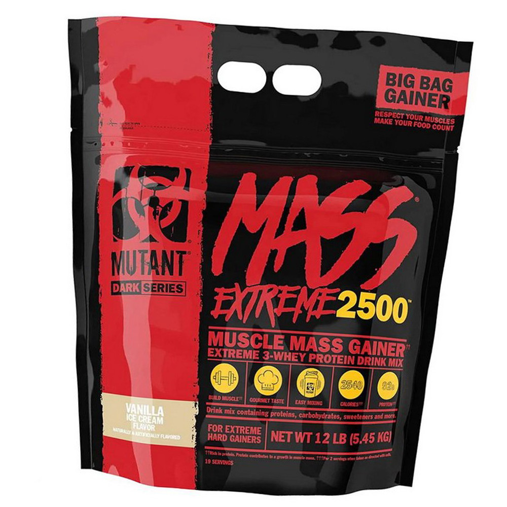 Гейнер для набору маси Mutant Mass xXxtreme 2500 5,45 kg