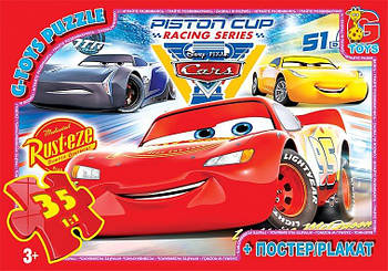 Пазлы ТМ "G-Toys" из серии "Тачки" Z10188 G-Rich