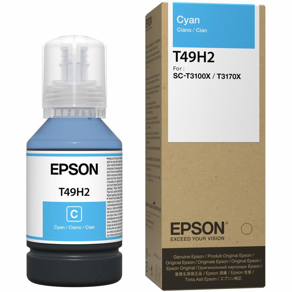 Чорнила Epson Cyan для T3100X (C13T49H200)