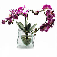 Орхидея искусственная в стекле
