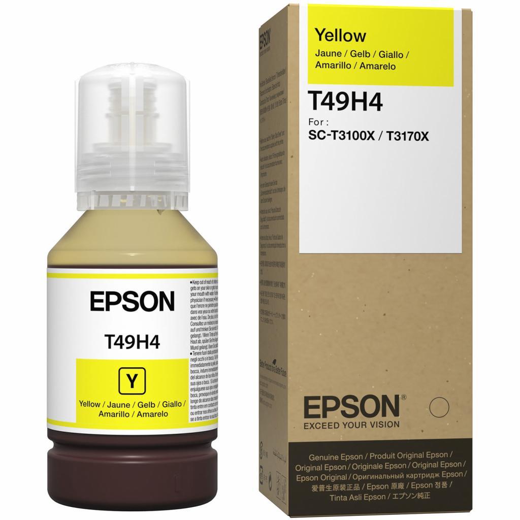 Чорнила Epson Yellow для T3100X (C13T49H400)