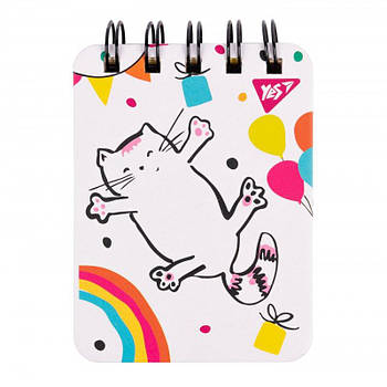 Блокнот YES А7/100 в лінію "Sketch animal. Happy cat" 681825