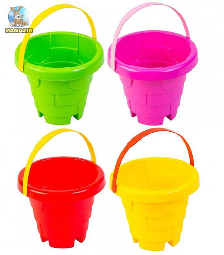 Ведро для песка "Башня" 1л, цена 22 грн — Prom.ua (ID#1661063917)