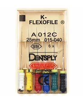 K-Flexofile, 25мм, дрильбори ручні підвищеної гнучкості, 6шт