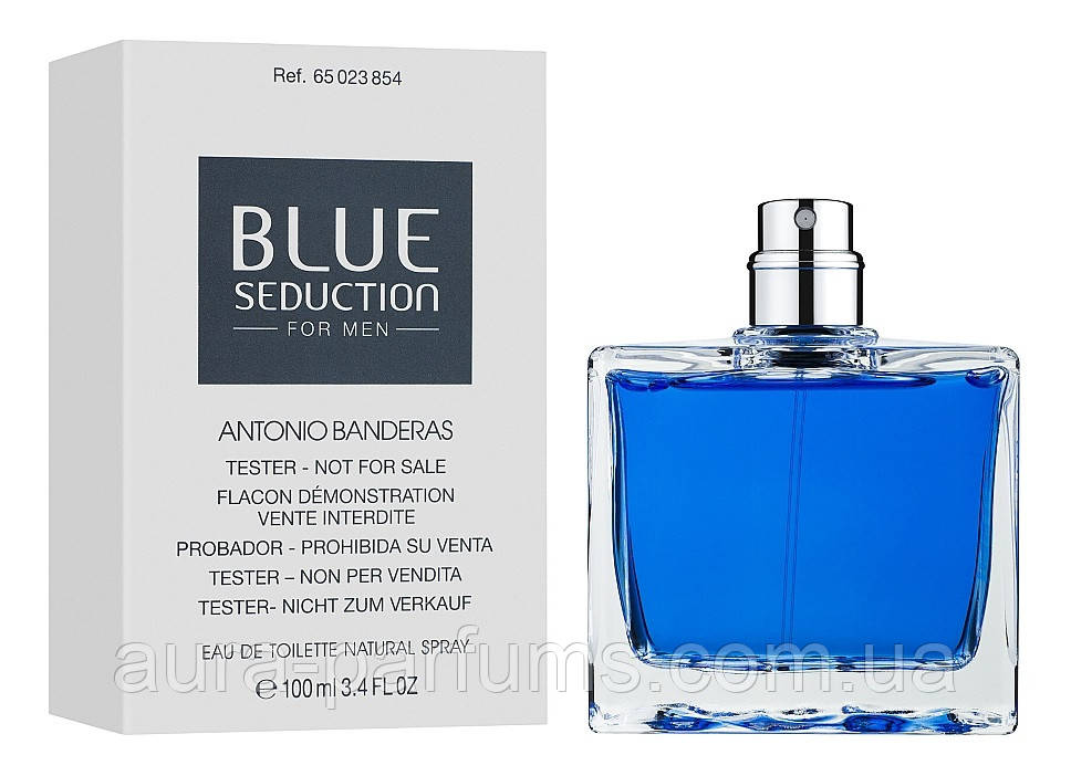 Мужские духи Antonio Banderas Blue Seduction For Men Tester (Антонио Бандерас Блю Седакшн) 100 ml/мл Тестер - фото 1 - id-p556434429