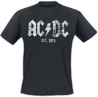 Футболка черная LOYS рок AC/DC 1973