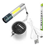 Ліхтар ручний акумуляторний X-balog Bl-808f powerbank, фото 5