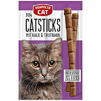 Палички Perfecto Cat Catsticks індичка ягня 10 шт - 1 уп