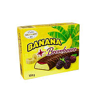 Суфле в шоколаде Hauswirth Banane Plus Brambeere банан-ежевика 150 г, 24шт/ящ