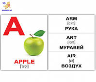 Карточки мини английские "Alphabet" 094071