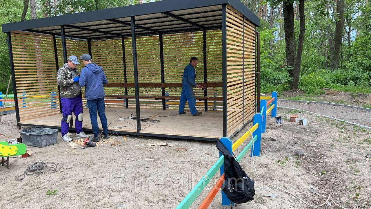 Тіньовий навіс для дитячого садка / Тіньові навіси та веранди для дитячого садка