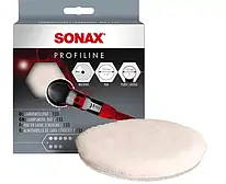 Полірувальний круг із натуральної вовни та поліестеру SONAX PROFILINE Lammwollpad 133 (Ø 133 мм)