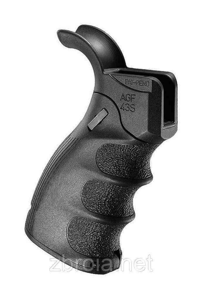 Складана пістолетна ручка FAB Defense AGF-43S для AR-15/М4/М16 (полімер) чорна